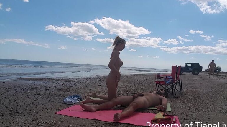 TianaLive Beach Strangers Full Video Manyvids