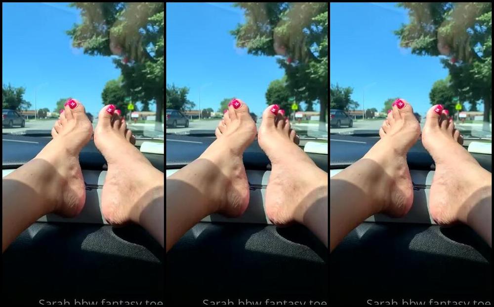 Sarah Bbw Fantasy Toes Aka Comefollowsarah Onlyfans Loving This Pedicure
