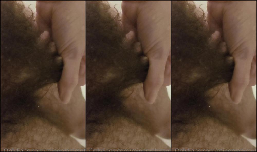 Minervahirsute Mmmmmm Slo Mo Bush Pulls Join Me In The Shower This Morning And Play With My Wet Fur