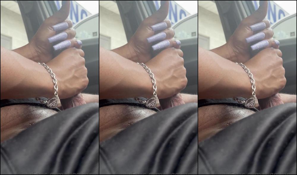 Biggrippers Gave Daddy A Hj In The Parking Lot It Was His Birthday Yesterday