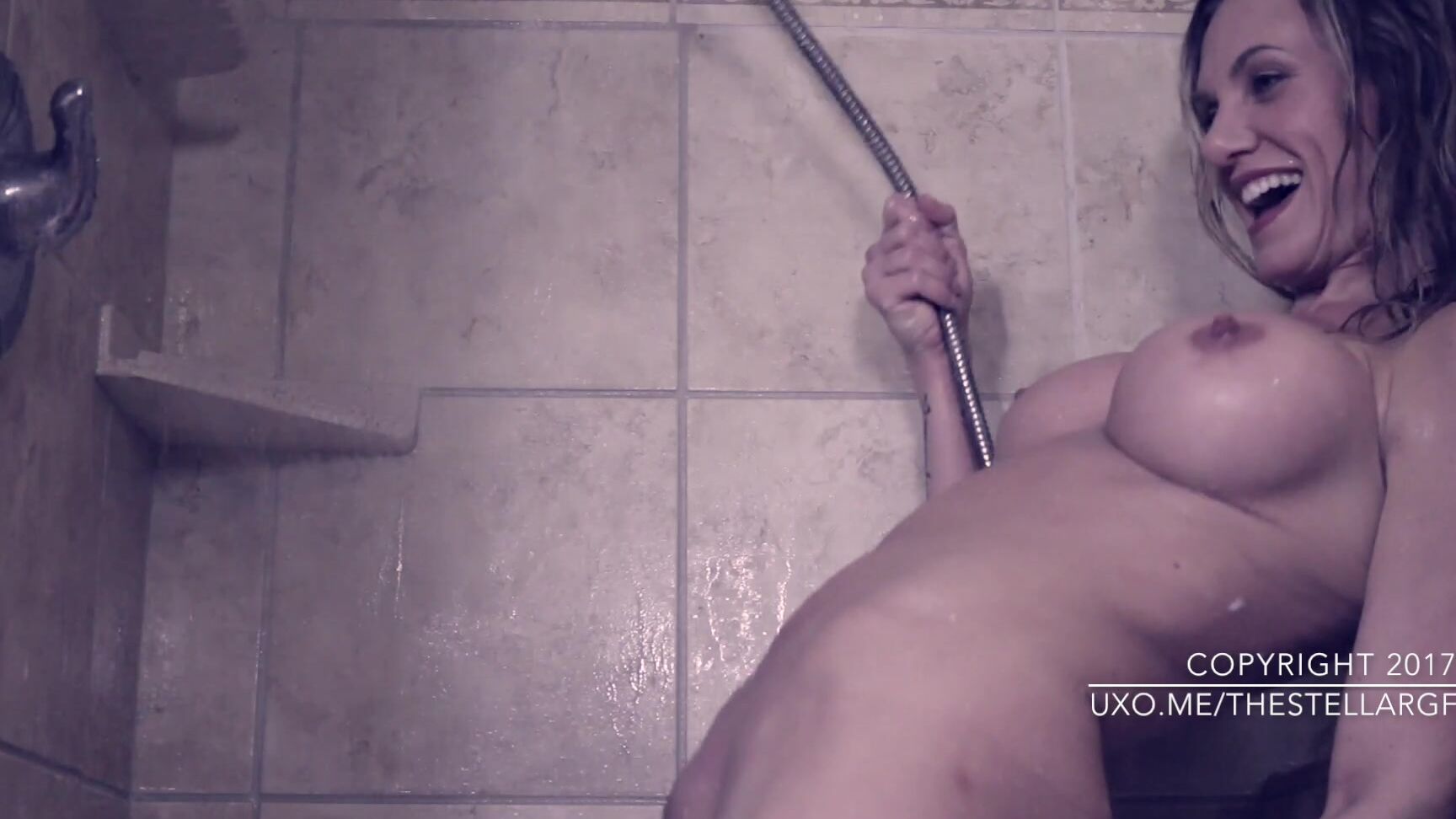 Dildo Fucking, Dildo Sucking, Double Penetration, Shower Scenes, Wet Look TheStellarGF cold shower ManyVids