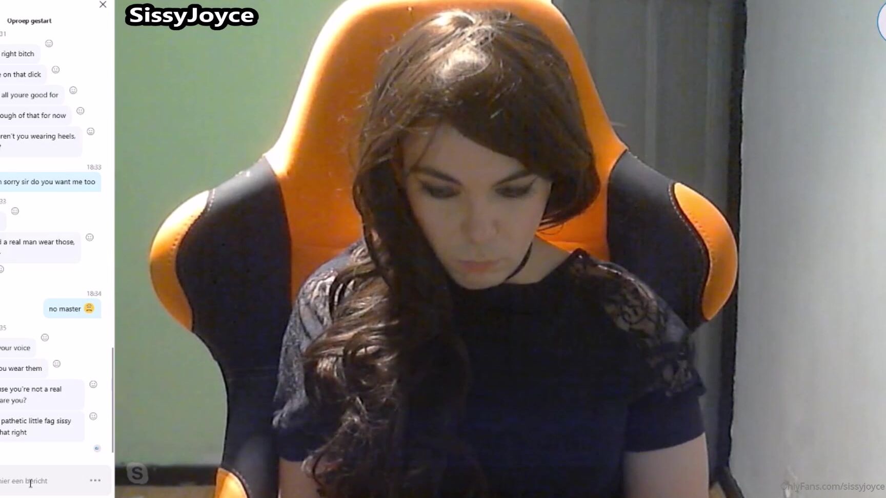 Sissyjoyce A While Ago I Recorded A Webcam Session With