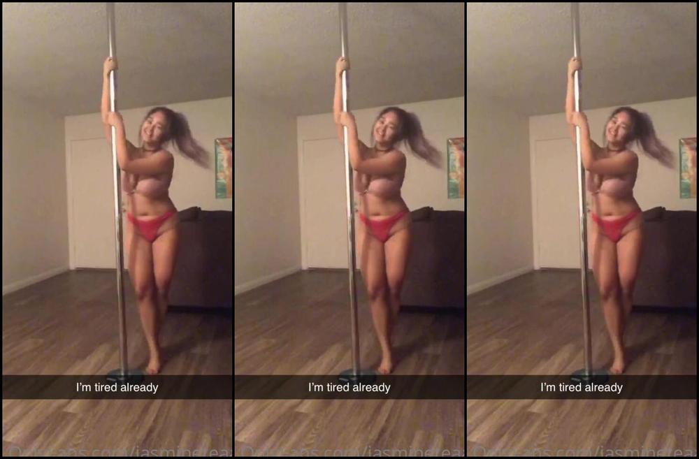 Jasmineteaa Min Vid More Pole Practicing I M Getting Better Also Just A Friendly Re