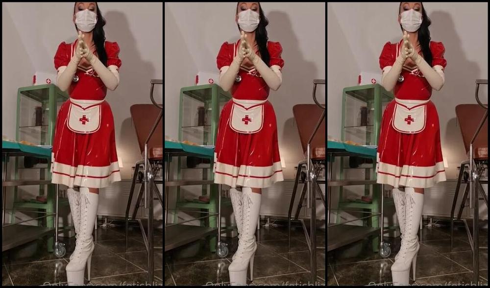 Fetishliza Onlyfans Your Latex Nurse Is Preparing Herself You Get To Polish My Latex And Worship My Gloves