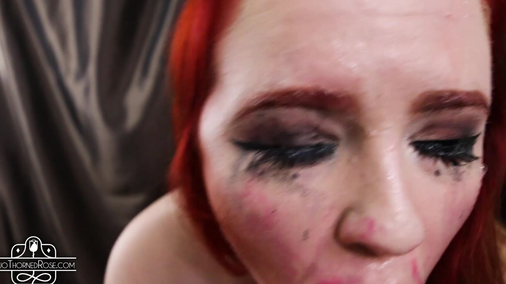 Blowjob, Face Fucking, Makeup, Deepthroat, Spit Fetish twothornedrose ruined makeup sloppy face fucking slut ManyVids