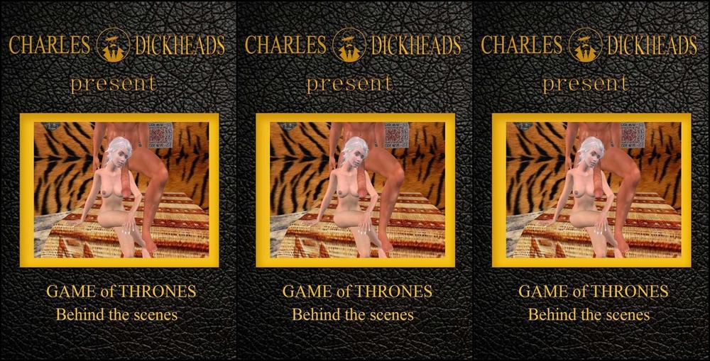Fake bonus material, Parody, 3D Animation, Sex, Big Dicks Charles DICKHEADS GAME of THRONES Behind the Scenes Mix