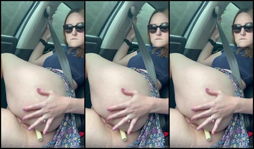 Couple Of Perverts Aka Couple Of Perverts Femdom 07 15 2022 Onlyfans Video Fucking Myself With A Tube Of Chapstick In The Car Like A Desperate Anal Slut