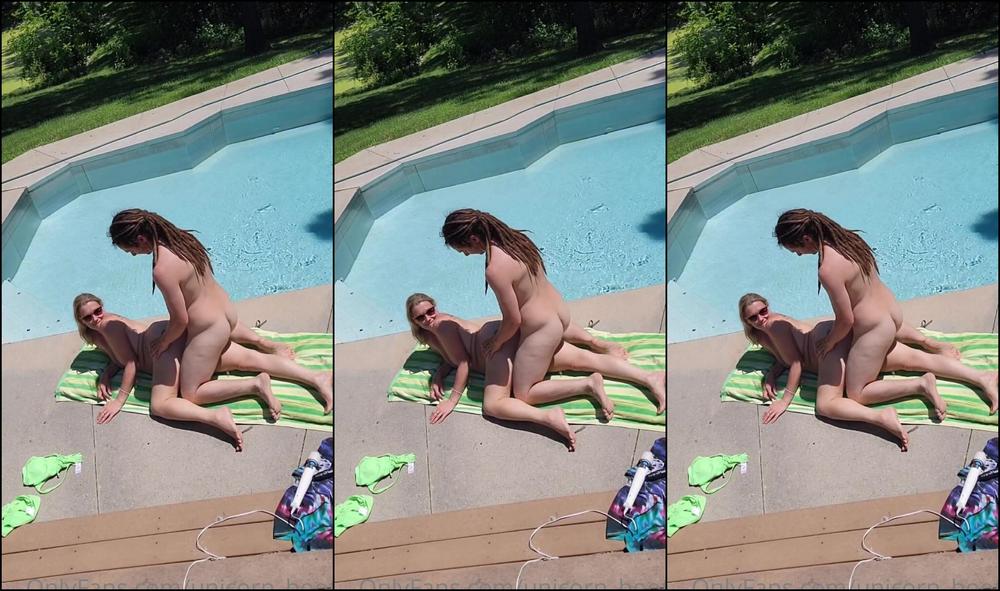Unicorn Boots Fucking By The Pool Is Becoming My Favorite Thing To Do Hope You Enjoy