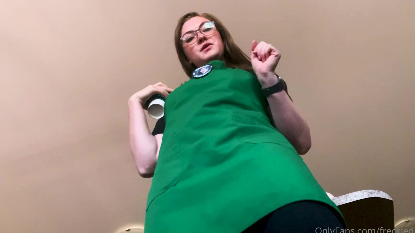 Freckled Feet I Partnered With Giantessclips For This Clip You Ordered A Drink From The Secret Emu Th