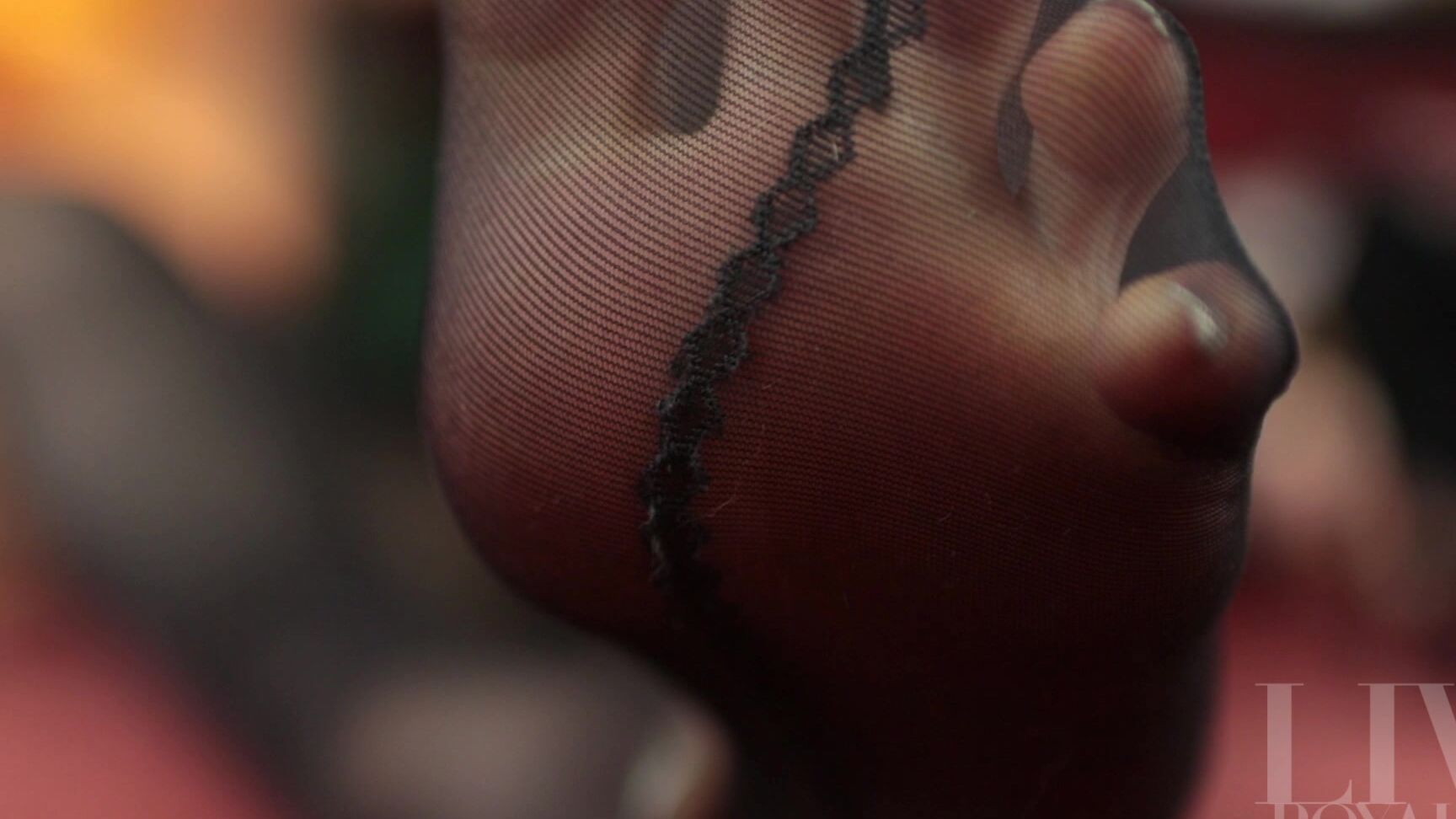 Livroyale Foot Worship In Seamed Stockings