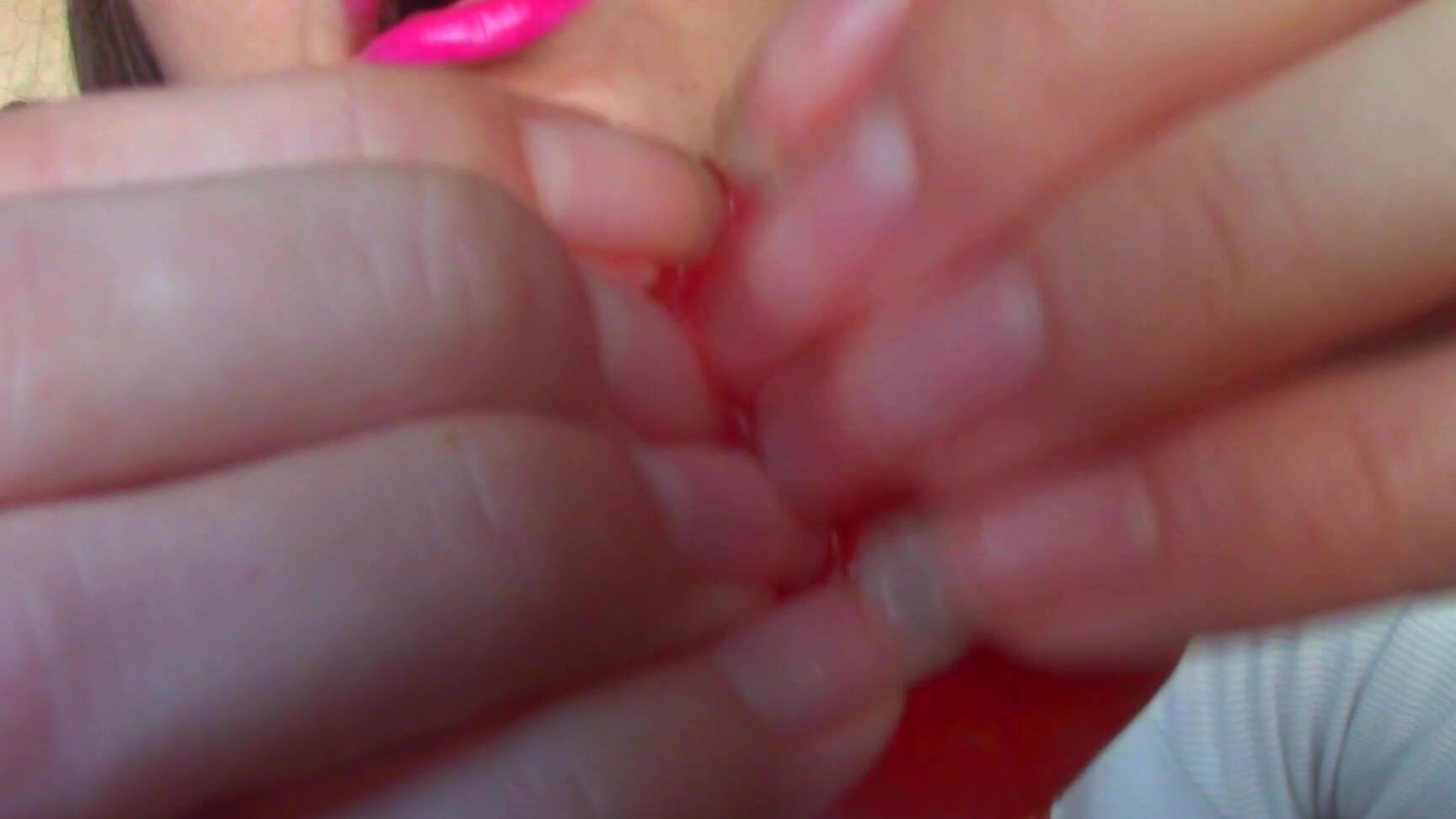 "Goddess Vanessa" long nails, finger nail fetish, food, scratching, nails Nails Vs Tomatoes manyvids