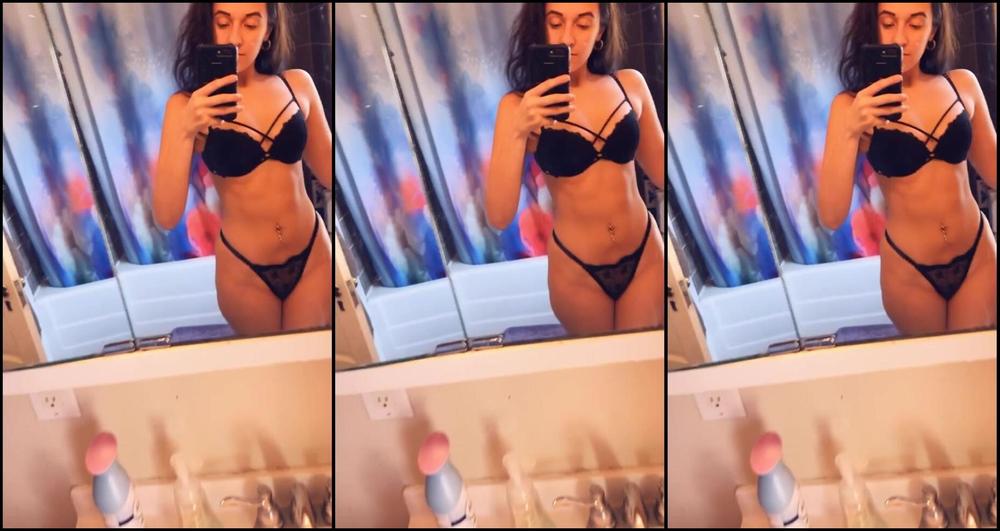 Dulcevanessa Black Lingerie Modeling And Teasing