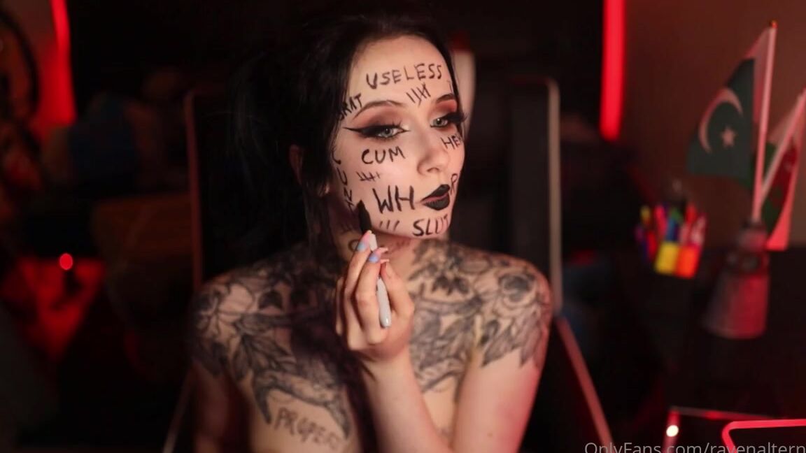 Raven Alternative Nicknamed Ravenalternative 12 05 2023 Onlyfans Video The Process Of Turning Myself Into A Free Use Slut