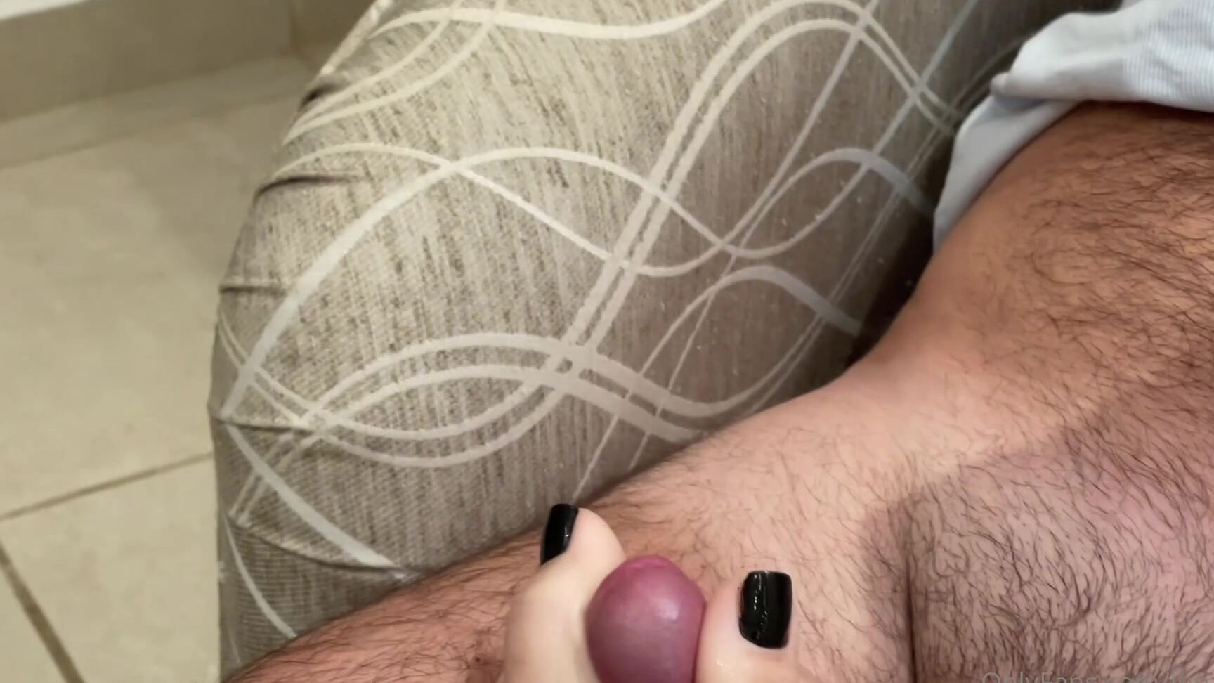 Lunafeet Footjob With Black Nails