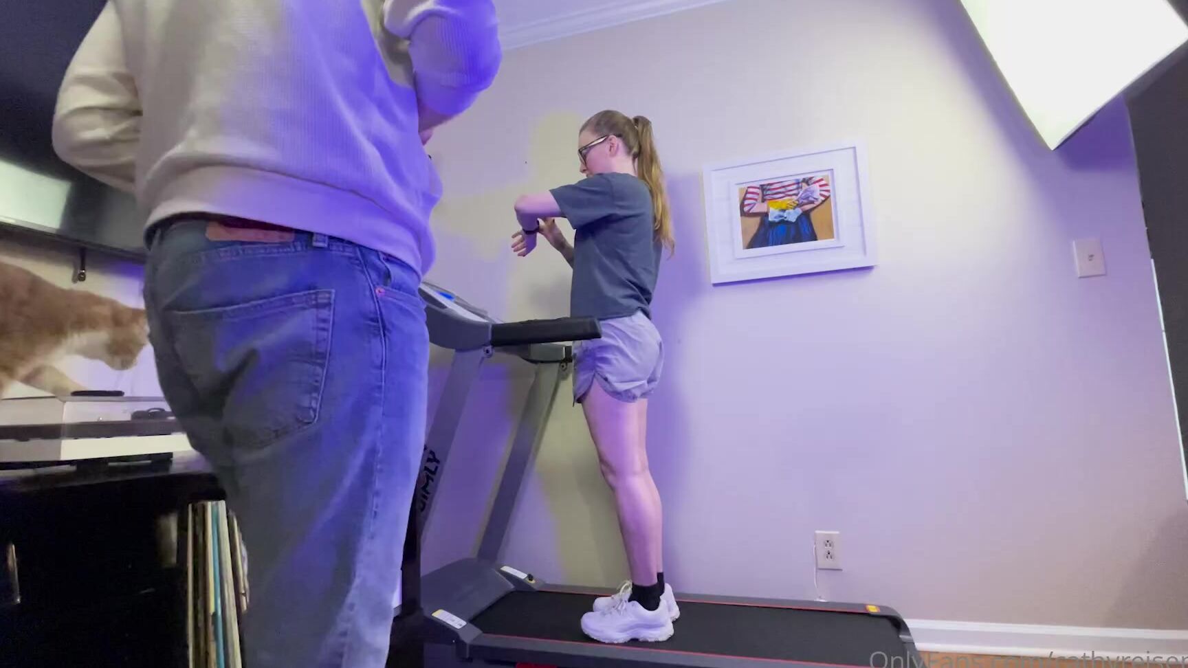 Cathyreisenwitz 3664149496 01 26 2025 This Is A Fun Little Behind The Scenes Time Lapse Video From Shooting Our Workout Photo