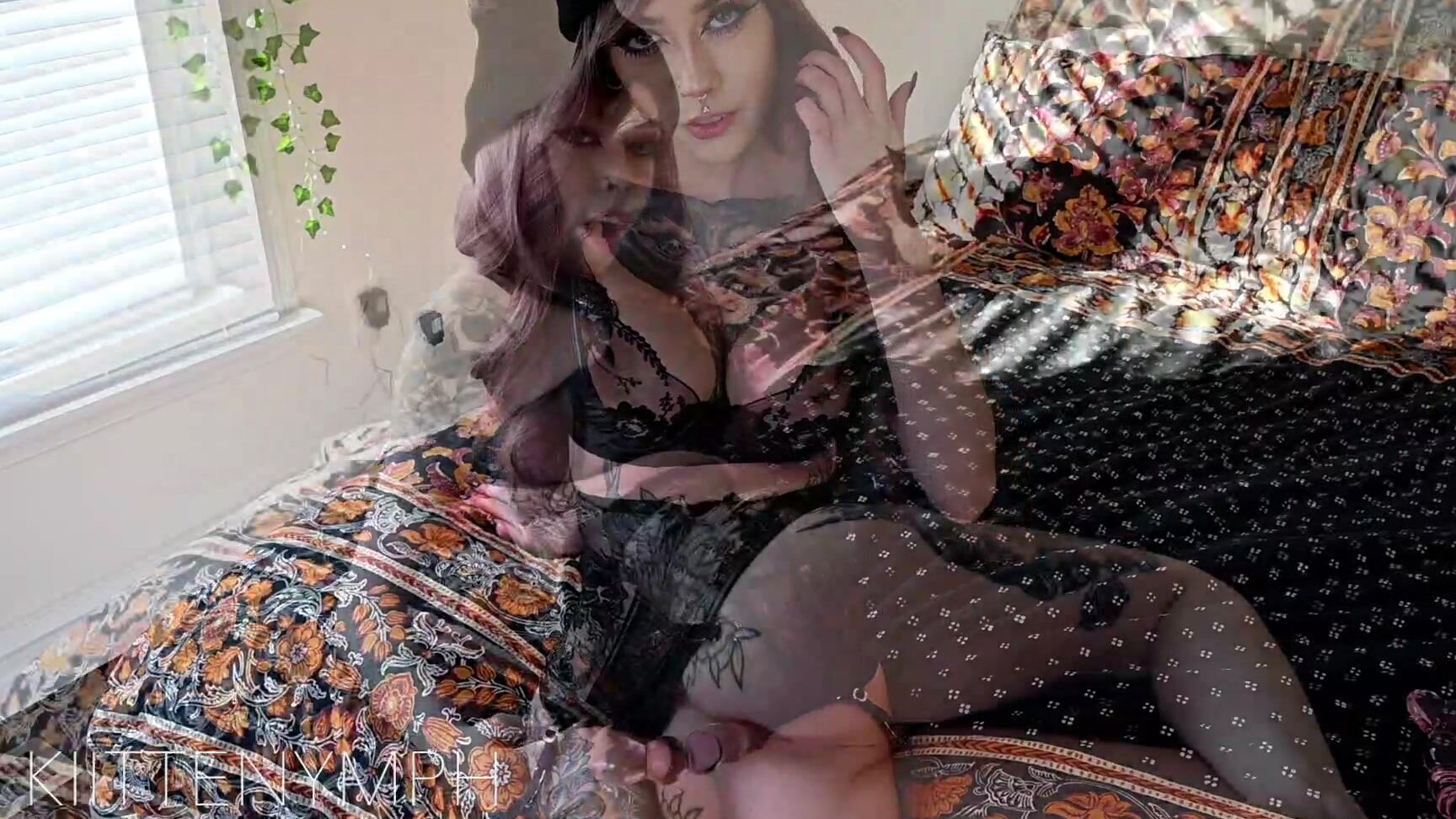 Kiittenymph Lingerie Tease Anal Quickie Enjoy Loves