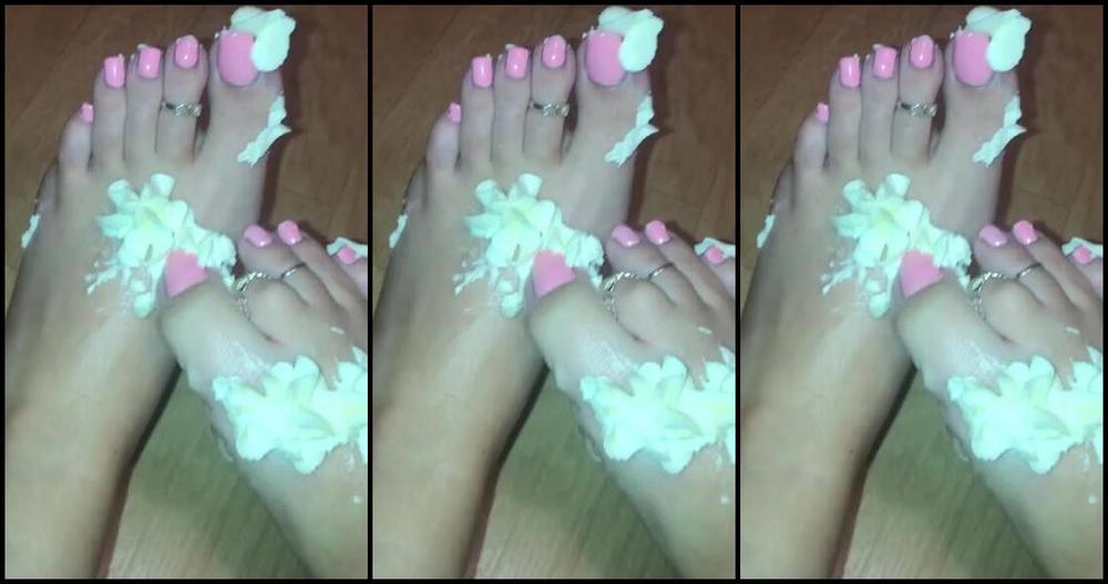 Footsiegalore Onlyfans Only Fans Exclusive Tasty Buttercream Toes Mpx