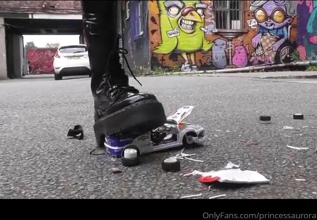 Princessaurora A Huge Crush A Thon Your Stupid Expensive Toy Cars Are About To Be Destroyed Smashes Into