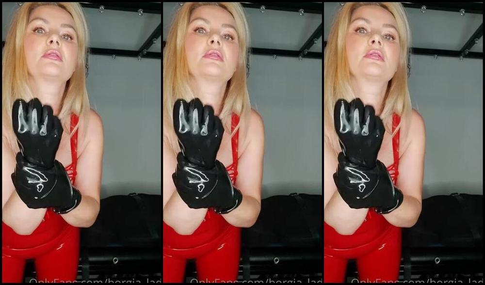 Lady Sara Borgia Onlyfans Starting Off Latex Gloves Hes Lying There Helpless I Will Tease His Cock Part 1