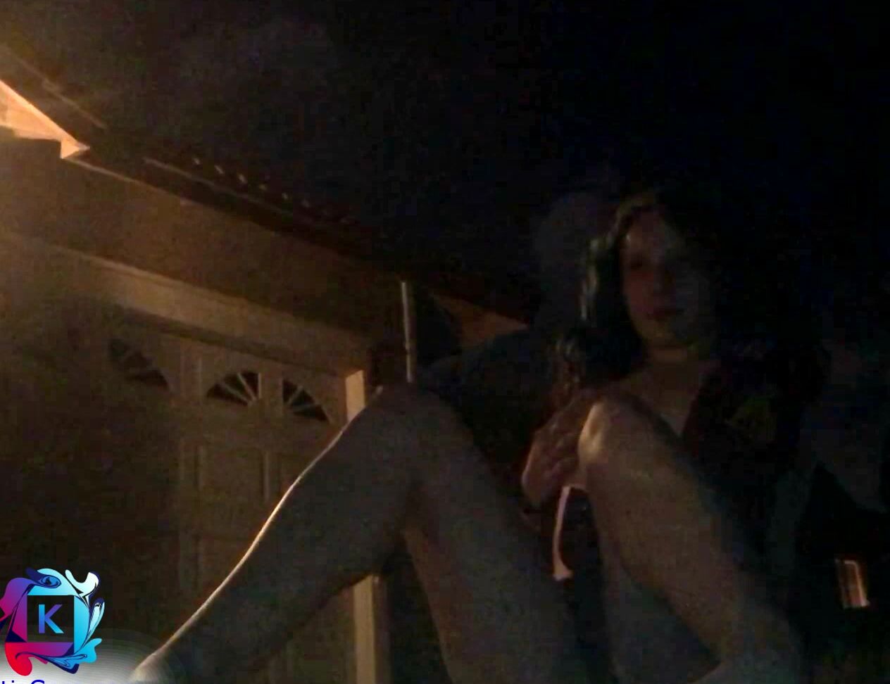 Kristie Bish Caught By Police Cummin On Gmas Driveway