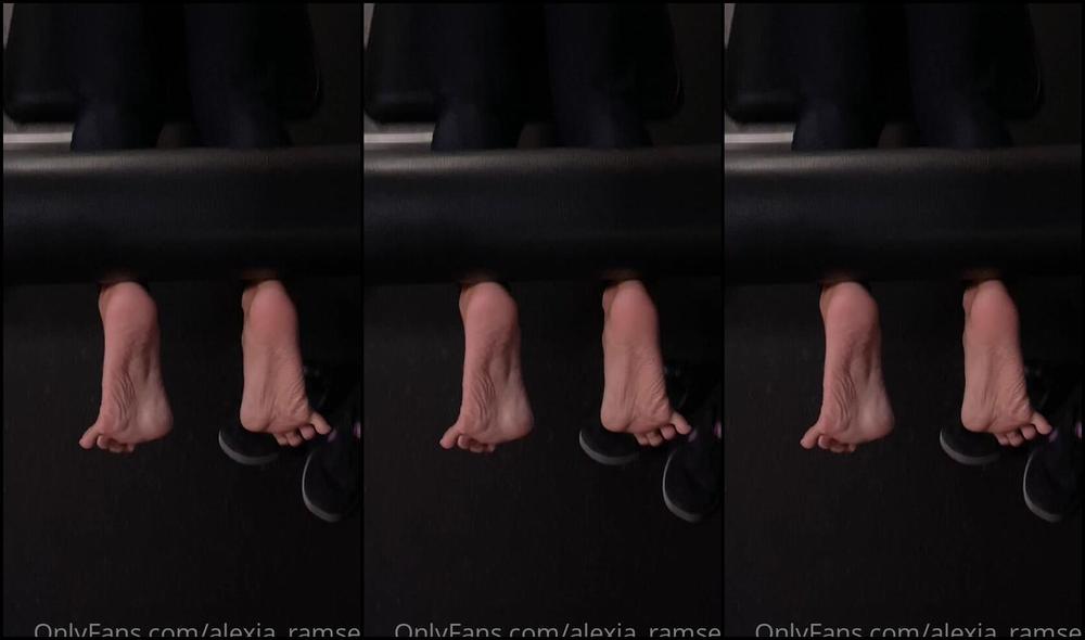 Alexia Ramsey Part Of My Feet In The Gym Series