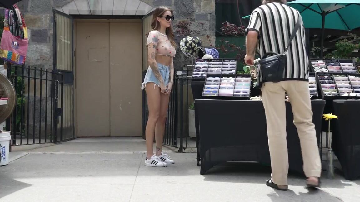 Bralessforever 2022-12-12 - Sara - White Sheer Bralessforever