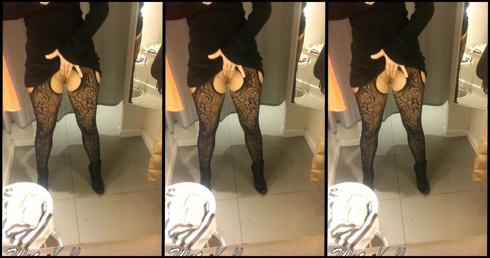 Fitting Rooms, Masturbation, POV, Fetish Clothing, Striptease wet kelly masturbate in the fitting room ManyVids