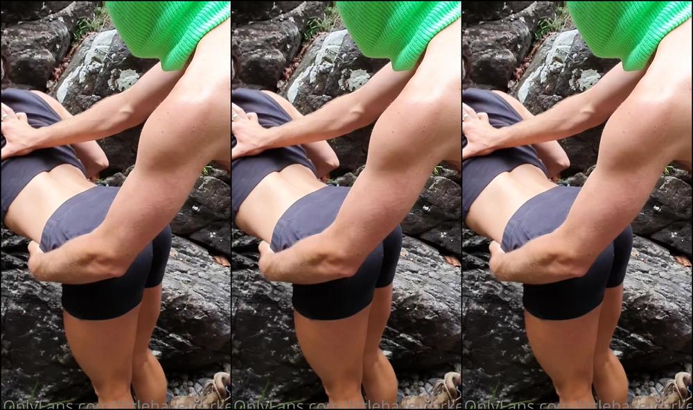 Littlehazelparker Waterfall Sex Min Video There I Was Innocently