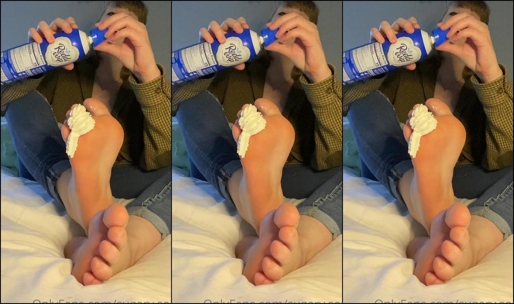 Sugary Sole Self Worship And A Shoe Sock Strip Enjoy Baby