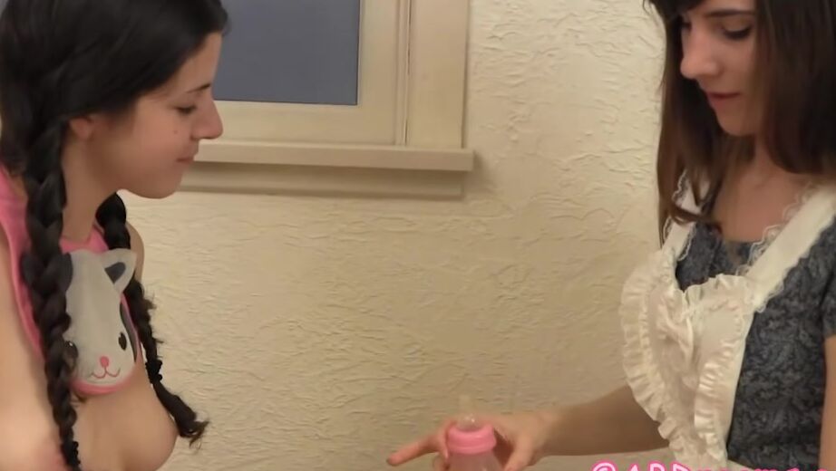 Abdreams Apple Feeds Lily In The Highchair