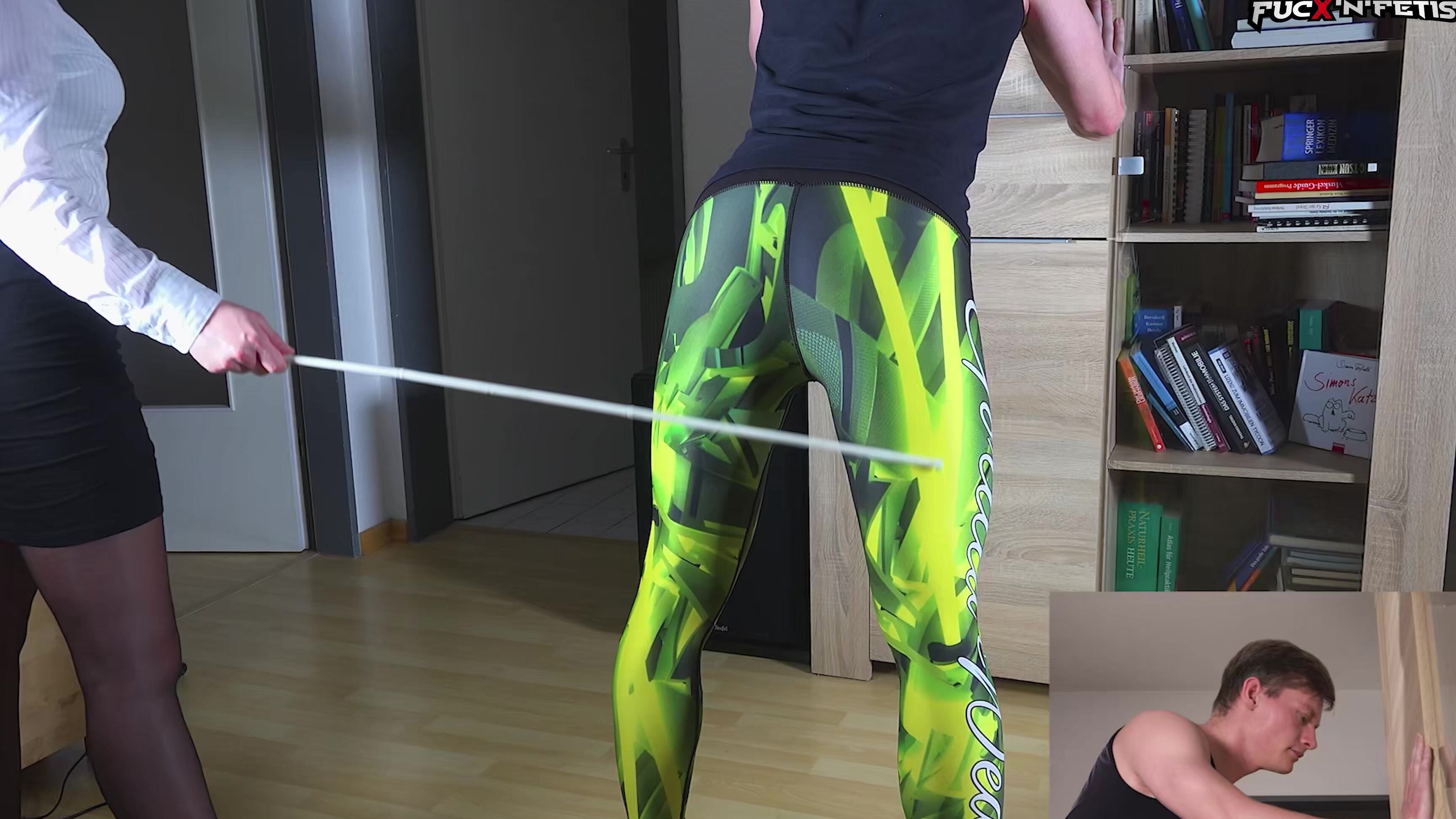 Lara, Johnny, Spanking F M, 4K Ultra HD, Fuck'n'Fetish FNF Silent Caning Dualscreen Femdom Clips4Sale