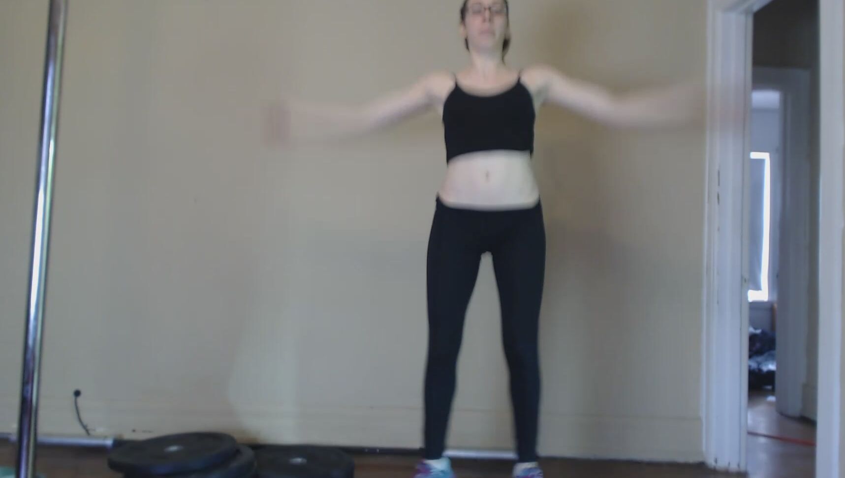 Canadiansammy Sammy Does Jumping Jacks