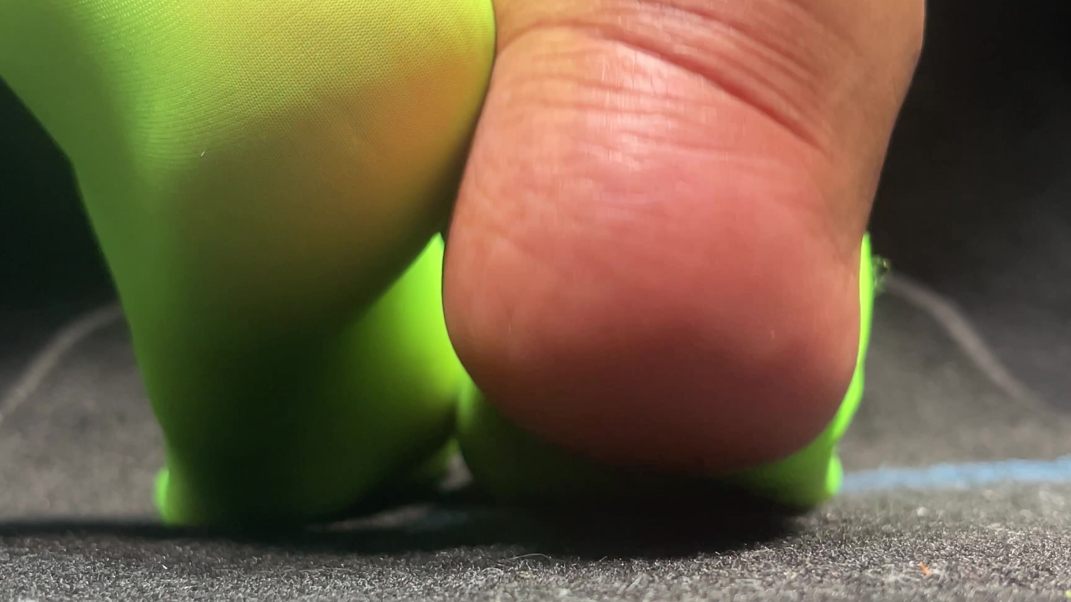 Nylon Worship, Feet, Ebony Foot Fetish, Foot Fetish, Wrinkled Soles, SFW nylon sock removal in car pt 2 ManyVids