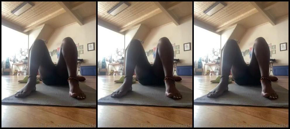 Rosewrinkles Onlyfans Yoga Watching My Fatass 2