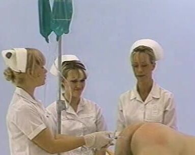 "Mix" Spanking, Female Domination, Strapon, Nurse Play, Punishment, Humiliation, CFNM, Enema, Medical Fetish, Classic, Discipline, Femdom Leda Femdom - Student Nurses Nu-West Video Production