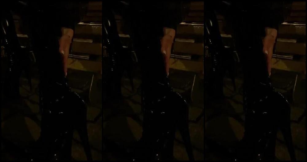 Liara Sin Onlyfans Do You Remember My Walk In Latex Leggings And Those Sexy Shoes In The Old Town The Walk Was A Bit Longer Though Swipe