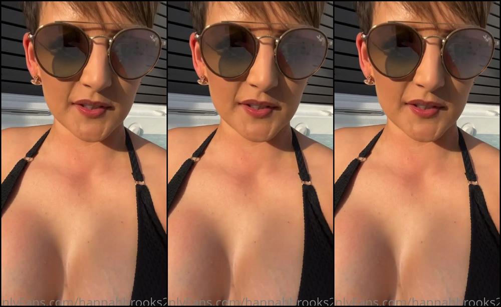 Hannahbrooks Hot Tub Catch Up Xxx