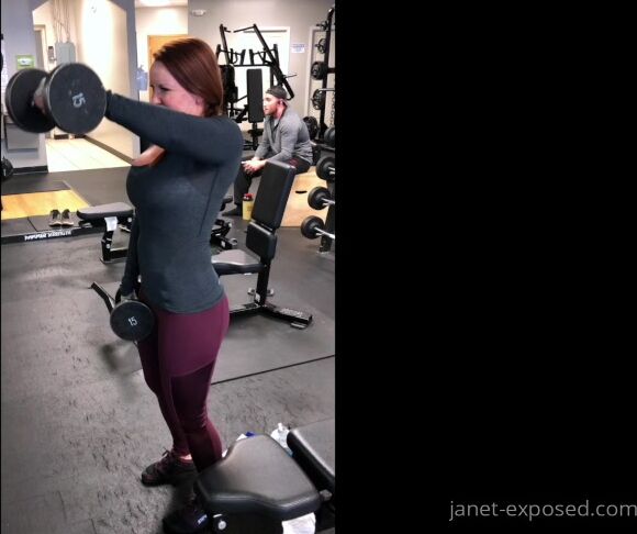 Janetmasonxxx Highlight Clip From My Workout Today Shoulders Arms Cardio With Plenty Of Gratuito