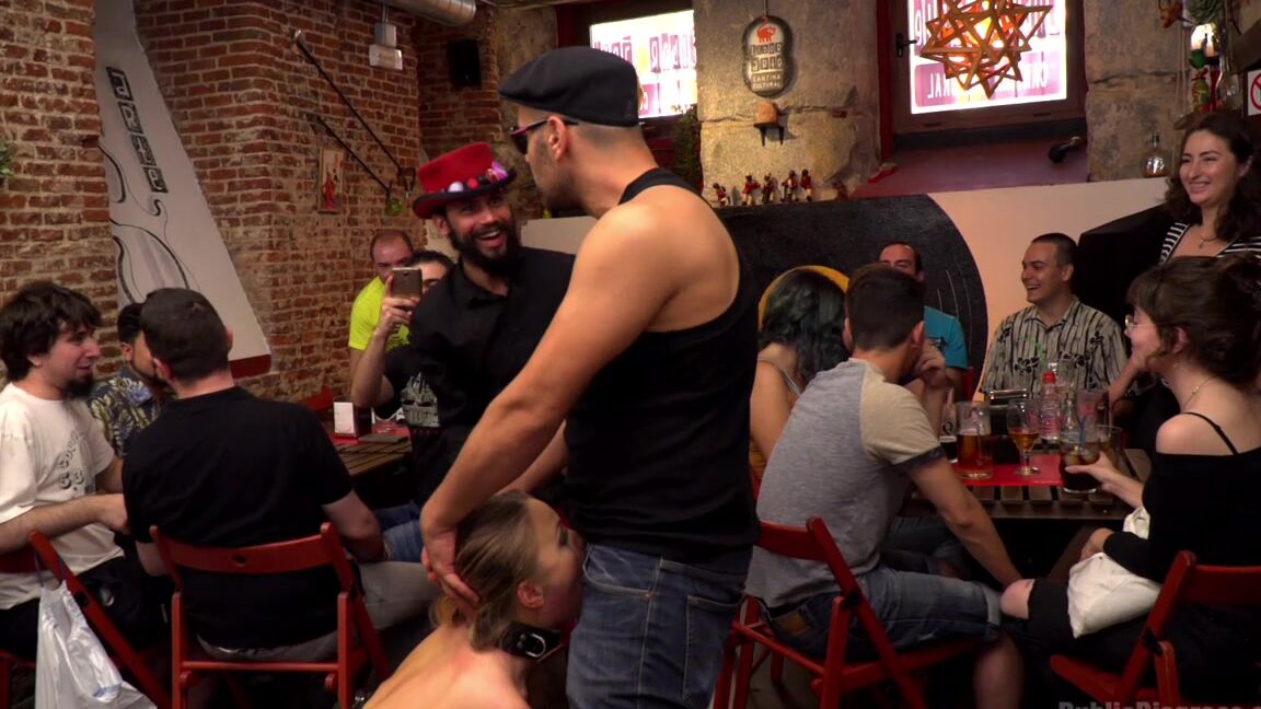 "Tina Kay, Selvaggia" DP, BDSM, Anal, Humiliation, Public Tina Kay, Selvaggia. Perky Blonde Selvaggia Fully Nude in Public Gets Anal Fisted & DP'd SiteRip