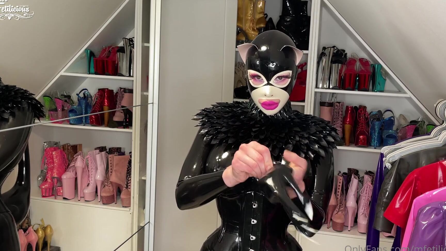 Mfetilicious Transformation Thursday Today I M Transforming Myself Into A Black Rubber Kitty