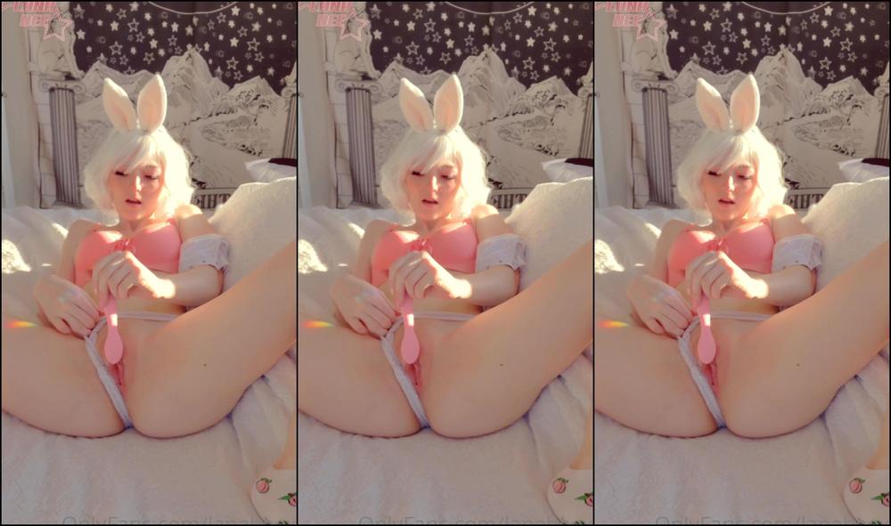 Lanabeexo A Little Bunny And A Pink Buzzy Spoon I Hope Youre All Doing Well I Have Such A Fun Day