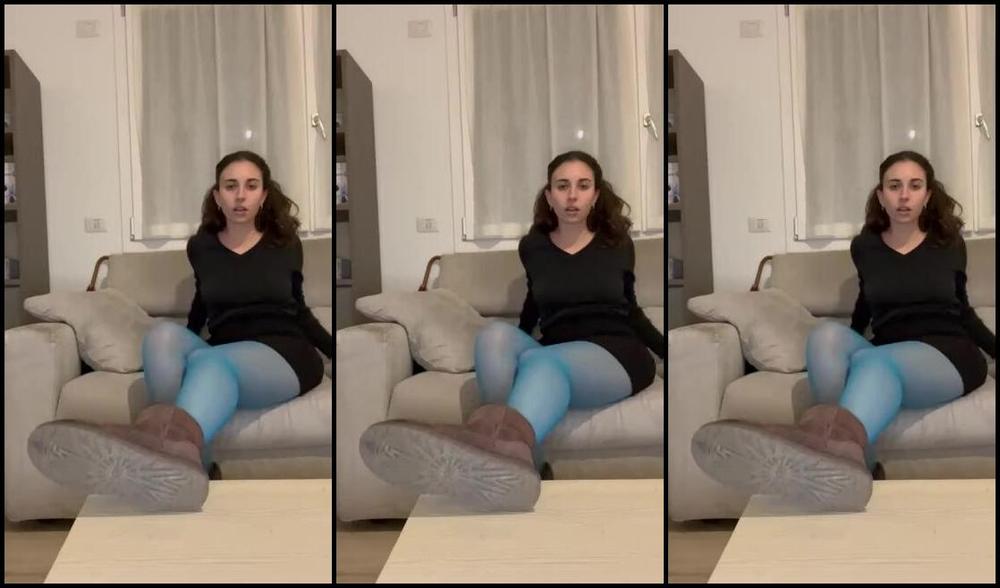 Goodgirl 004 Onlyfans Blue Nylon Pantyhose 6