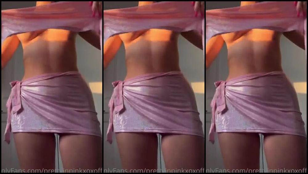 Pretty In Pink Nicknamed Prettyinpinkxoxofficial Onlyfans Watch Me Try On Some New Shiny Outfits Which One Do You Wanna Fuck Me In Most 3