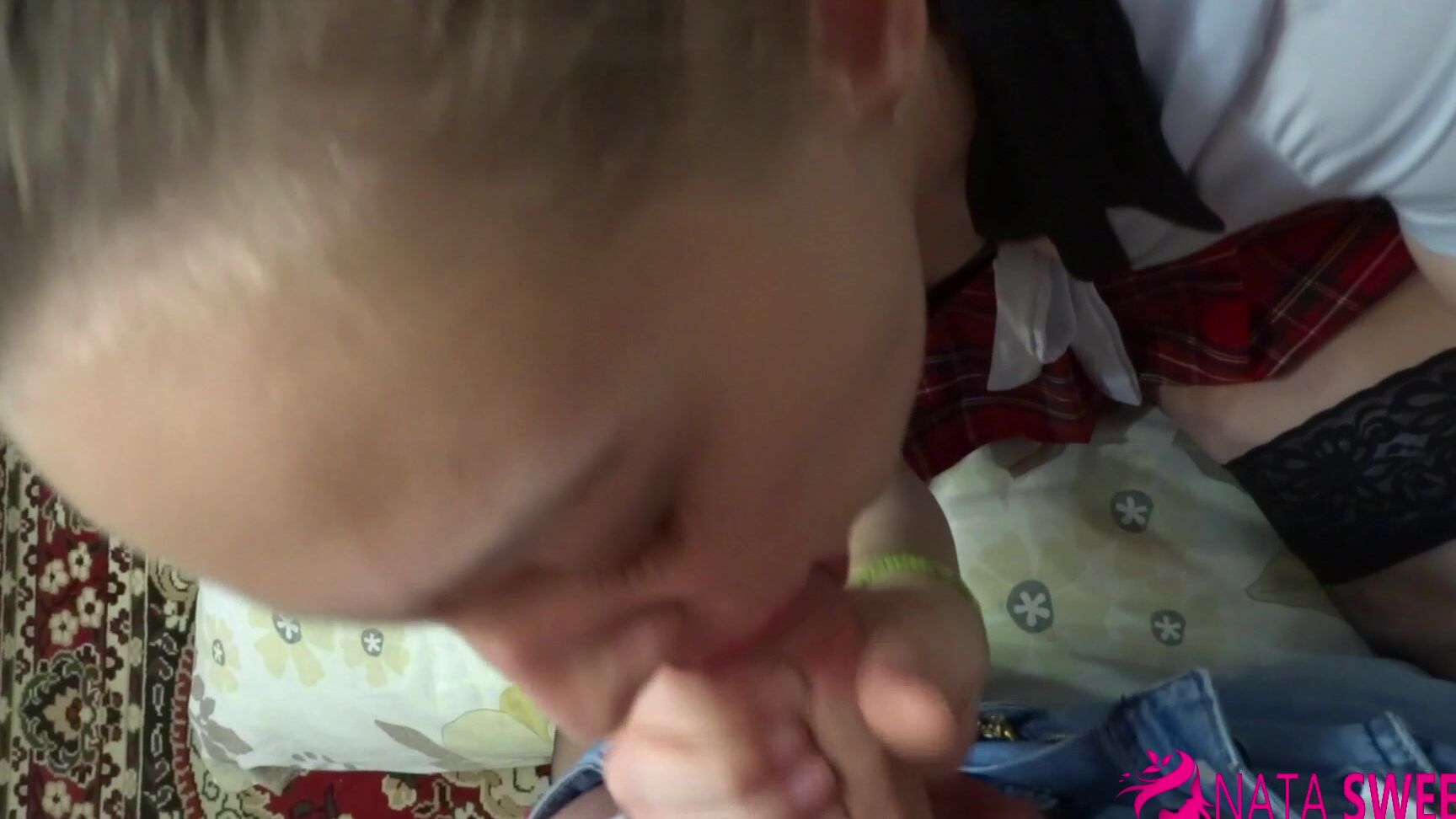 School Girl, Smoking, Blowjob, Cum In Mouth, Orgasm Control natasweet sch--lgirl do smoke blowjob for daddy ManyVids