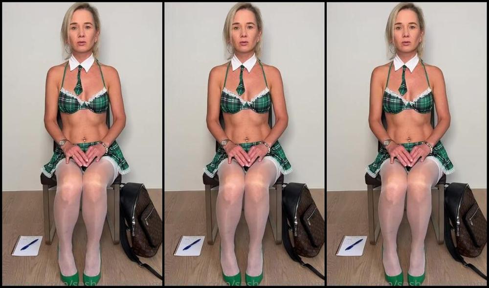 Sasha Nylon Lingerie Onlyfans Auf Dem Weg Zu 1 On The Way To A En Route Vers 1 Sulla Strada Per 1 De Camino A 1P