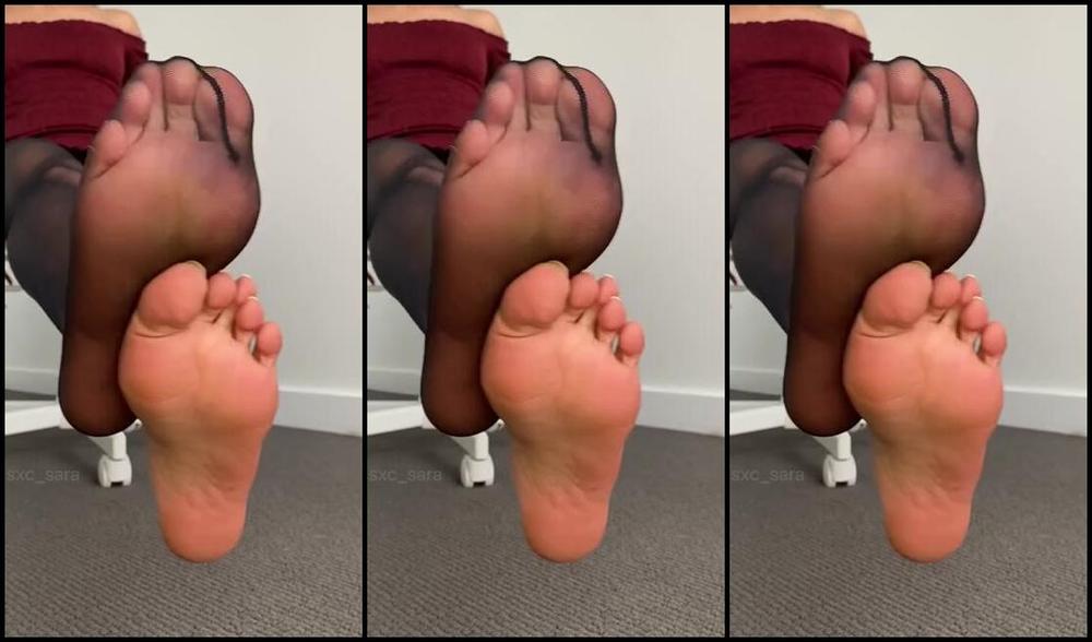 Goddess Sara Nicknamed Sxc Sara Onlyfans A Lil Ass Cheek Spreading Nylon Tease 2