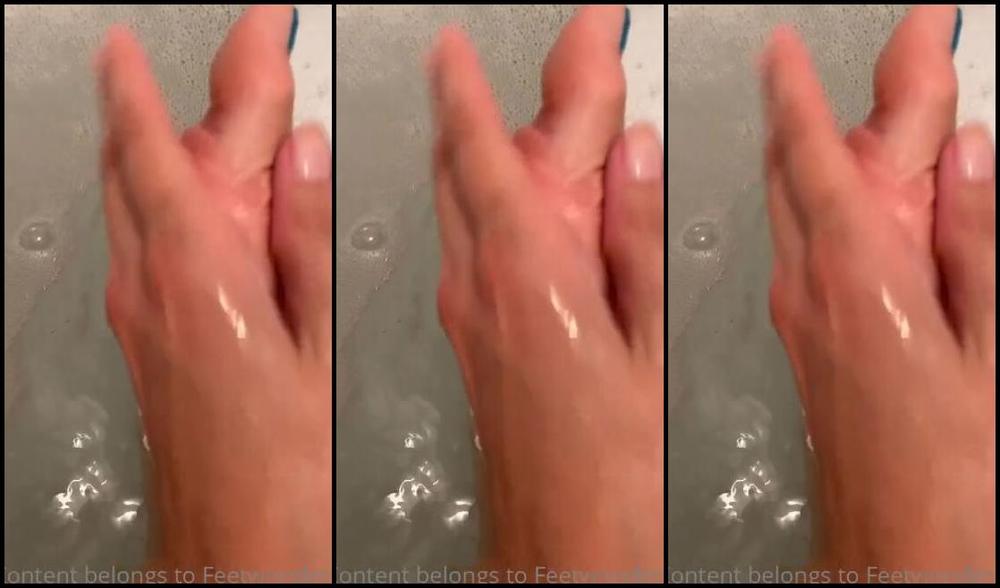 Feetwonders Onlyfans For Those That Missed My Live Stream On Ig Bath Time Cp