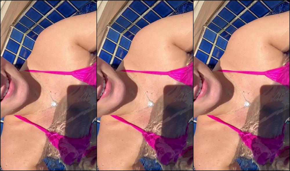 Lizzy Sweet 3102492427 11 27 2023 Me Mostrando Na Piscina Do Pr Dio Adoreiiiiiii Rsrs