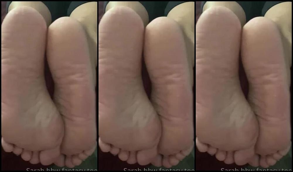 Sarah Bbw Fantasy Toes Aka Comefollowsarah Onlyfans Video 468