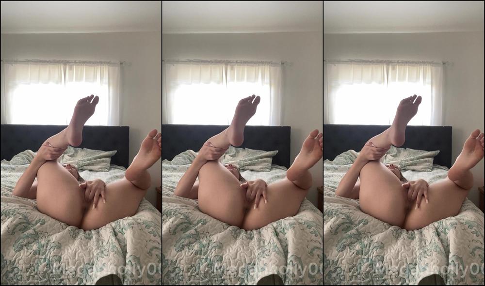 Meganholly Fingering My Ass Legs Spread Wide